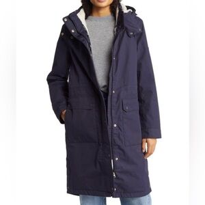 Joules Loxley Cozy Long Waterproof Raincoat